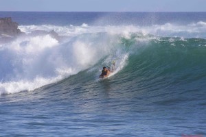 Boogie Boarding Lanai Hawaii